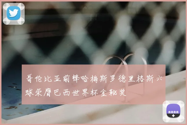 哥伦比亚前锋哈梅斯罗德里格斯六球荣膺巴西世界杯金靴奖