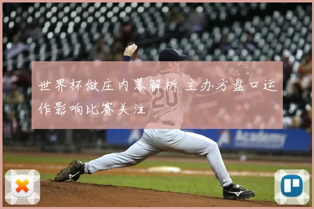 世界杯做庄内幕解析 主办方盘口运作影响比赛关注